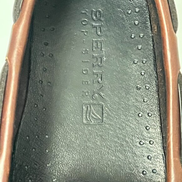 Sperry Top Sider Men\'s Size 10.5M Shoes Blk Brown Leather Comfort Kiltie Loafer main image 5